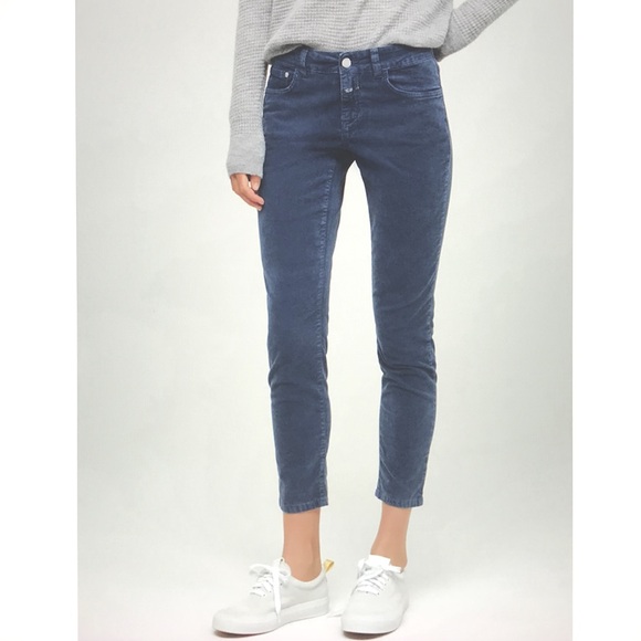 CLOSED Baker velvet slim pants 26 New - Picture 13 of 16